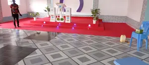 Special 4mm Red Wall to Wall Carpet for Church Pulpit & Stage