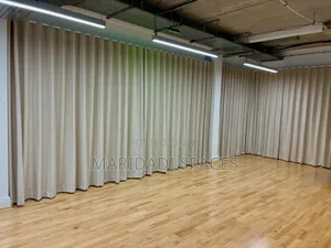 Designer Heavy Beige Curtains - Living Room/Bedroom