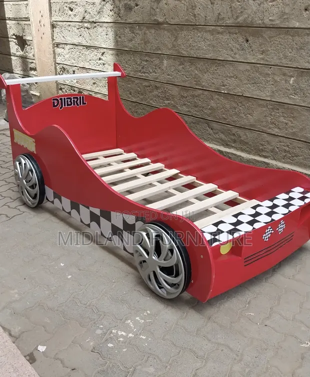 Kitanda cha Custom cha Gari kwa Wavulana - Hutengenezwa kwa Agizo - 1