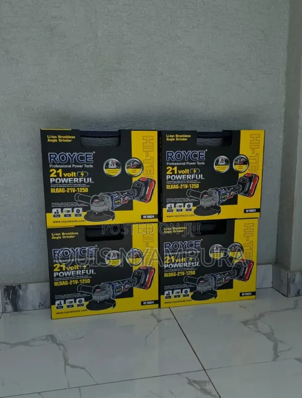 Royce Brushless Cordless Angle Grinder - 1