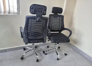 Kiti cha Ofisi cha Executive Ergonomic Mesh chenye Headrest Inayoweza Kurekebishwa