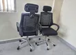 Executive Ergonomic Mesh Office Chair with Adjustable Headrest - 1