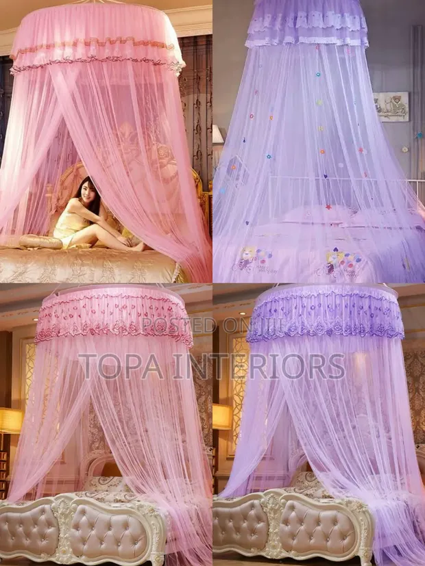 Quality Round Mosquito Net Canopy 4x6 - 1