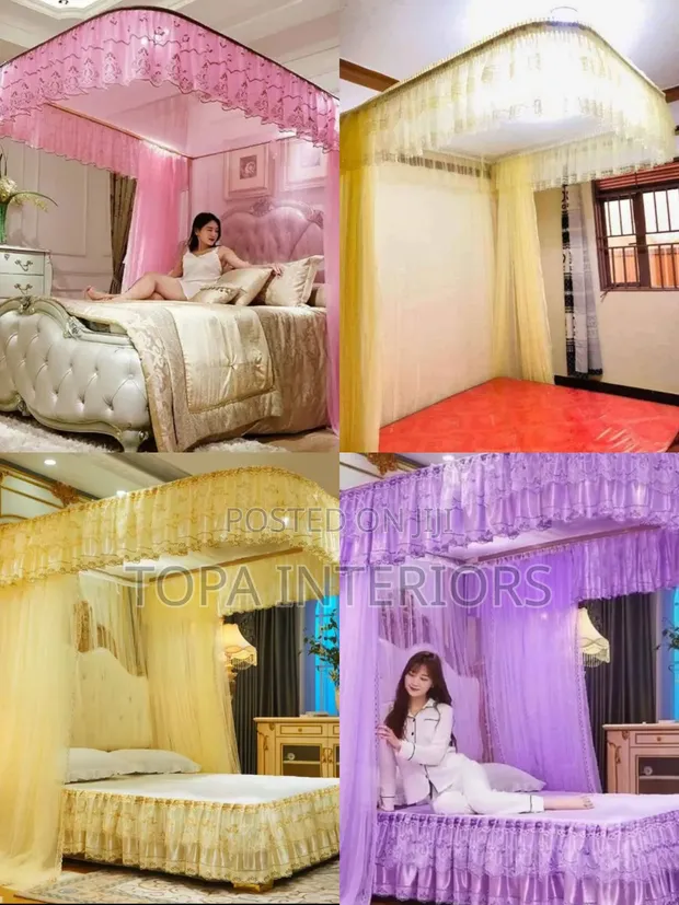 Railnet U-Shaped Canopy Mosquito Net 6x6 - 1