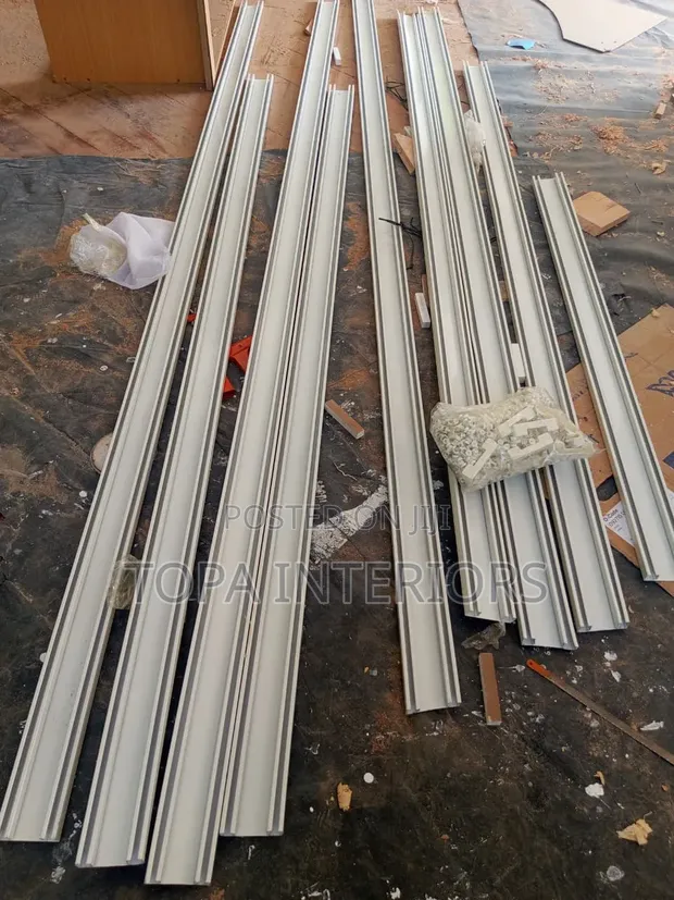 Quality Modern Double Track Curtain Rail (Per Metre) - 1