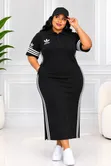 Quality Long Cotton Shirt Dress - Free Size - 1