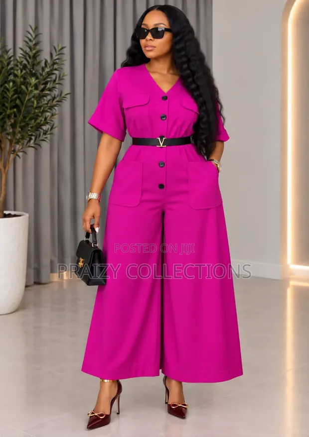 Quality Jumpsuit with Belt - 1