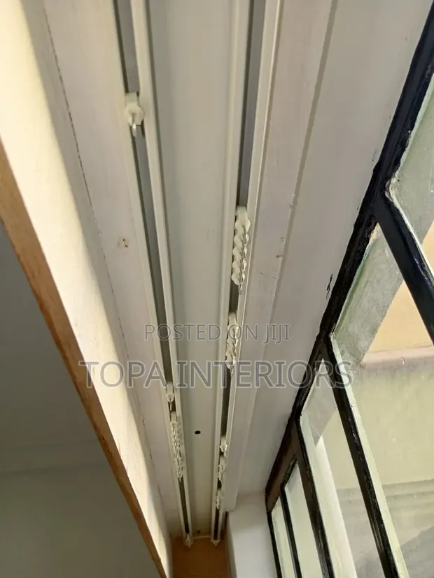 Heavy Duty Straight Double Track Curtain Rail - 1