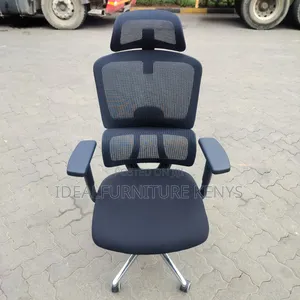 Kiti cha Ofisi cha Ergonomic Mesh - Nyeusi