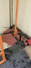 Bodyfit Squat Rack na Pull-up Bar & Lat Pull - 2