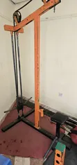Bodyfit Squat Rack na Pull-up Bar & Lat Pull - 3