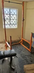 Bodyfit Squat Rack na Pull-up Bar & Lat Pull - 5