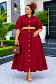 Heavy Linen Maxi Dress - Sizes M-2XL - 2