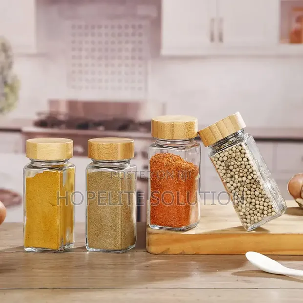 18 Pcs Glass Storage Jars Set - 1