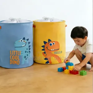 Fabric Storage Basket with Animal Prints