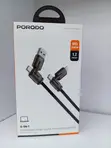 Porodo 240W 4-in-1 Cable ya Kuchaji na Data 1.2M - Nyeusi - 1
