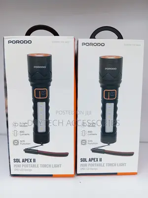 Porodo Sol Apex II Mini Portable Torch Light