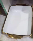 Gold Ring Ceramic Baking Tray - Kubwa - 1