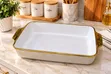 Gold Ring Ceramic Baking Tray - Kubwa - 3