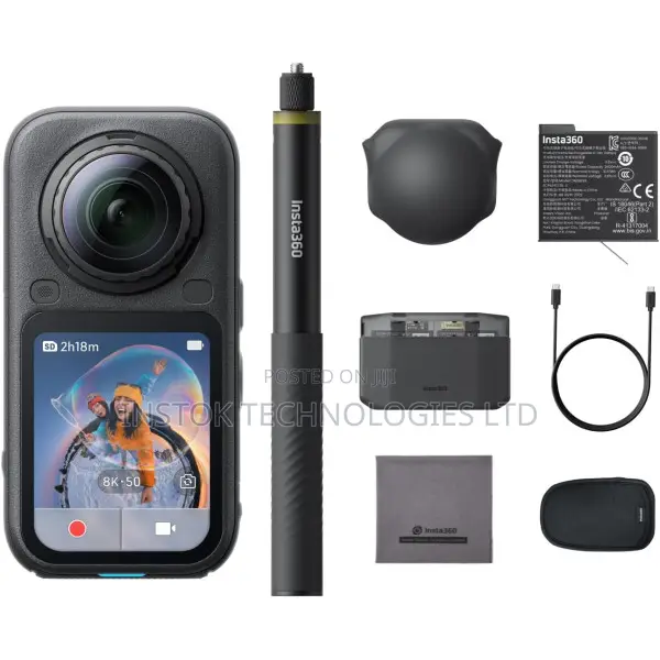 Insta360 X6 8K 360° Action Camera - Essentials Bundle - 1