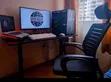 Boss Office Products 1200mm Kiti-Simama Umeme Inayoweza Kurekebishwa - Nyeusi - 1