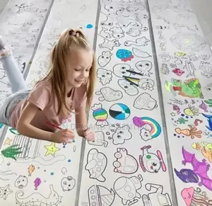 Children's 3m Coloring Roll - DIY Graffiti Scroll
