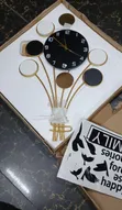 Geometric Shaped Wall Clock - Home Decor - 2