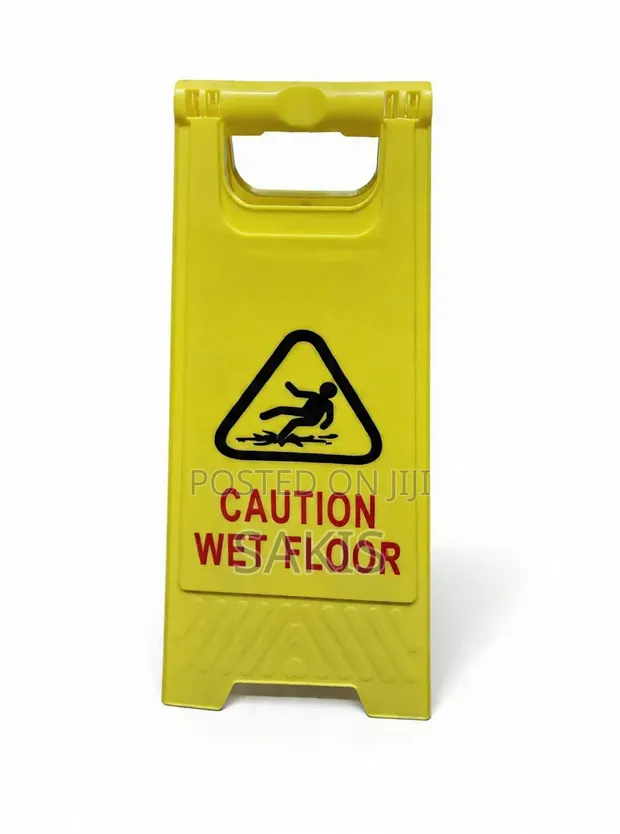 'Wet Floor' Safety Warning Sign - Double Sided - 1