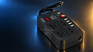 300W Car Power Inverter 12V to 220V with 4 USB Ports