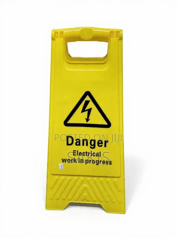 Danger: Electrical Work in Progress Double Sided Sign - Free Delivery - 1