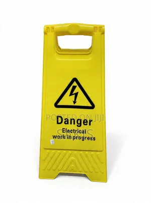 Danger: Electrical Work in Progress Double Sided Sign - Free Delivery