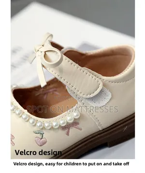 Viatu vya Mtoto wa Kike - Fedha/Beige, Saizi 20-31