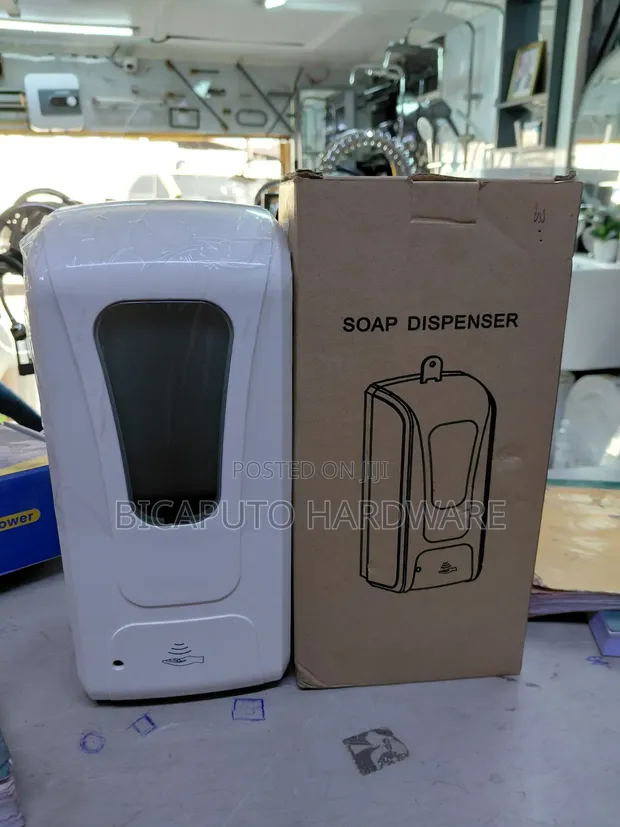 A&S Automatic Soap Dispenser - White - 1