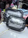 2-in-1 Transparent Washbag Set - 2