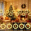 Christmas LED Lights with Santa, Snowman, Reindeer & Tree - 2