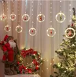 Christmas LED Lights with Santa, Snowman, Reindeer & Tree - 4