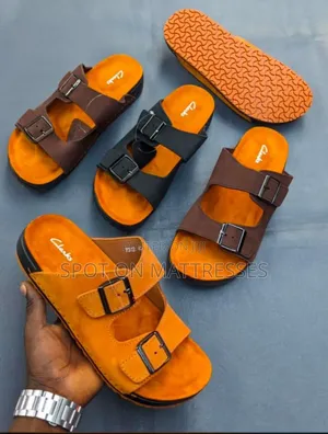 Clarks Men's Brown Sandals - Sizes 40-45
