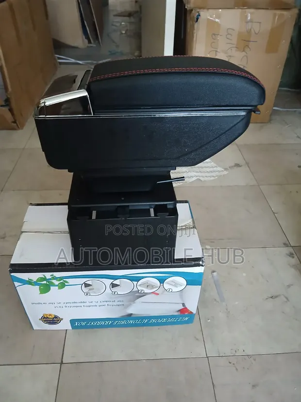 Sanduku la Mkono wa Gari Nyeusi la Universal - 1