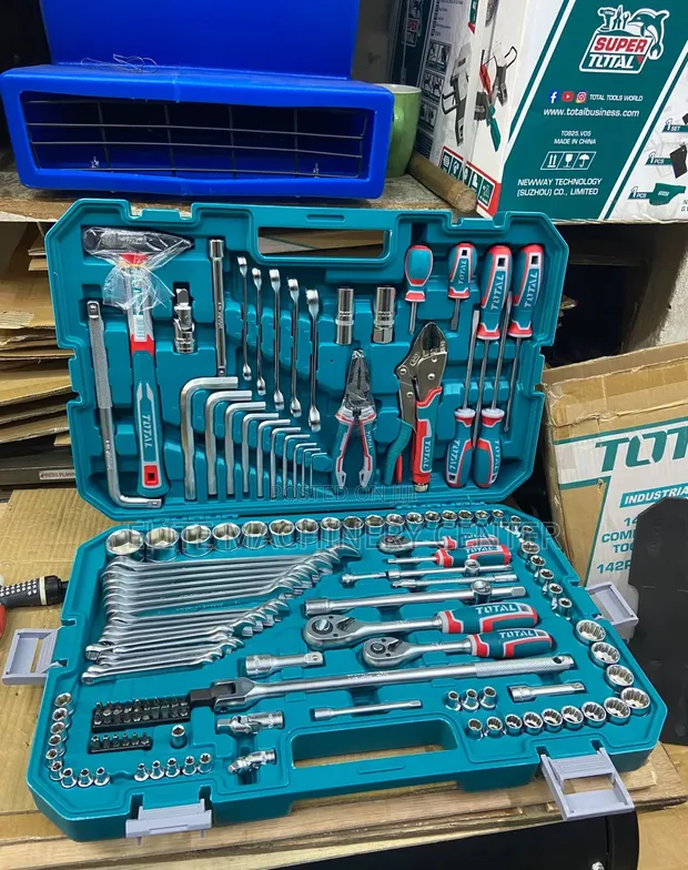 Total 142-Piece Combination Tool Set - 1