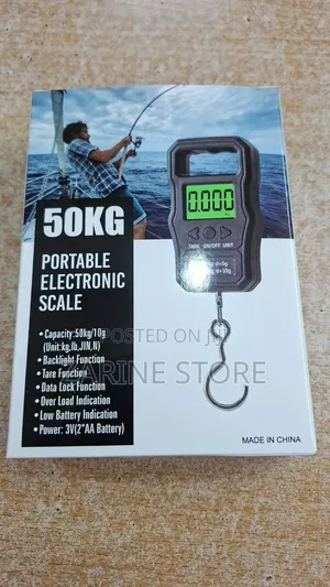 50kg Portable Electronic Hanging Scale - Rechargeable