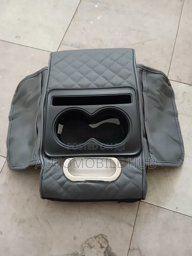 Universal Black Car Armrest Organizer / Console Box - 1