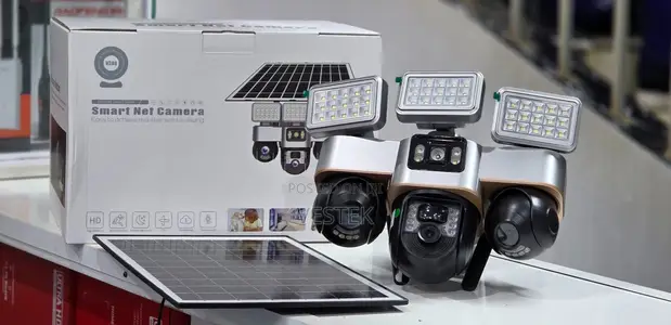 VTS30 4G Triple-Lens Solar Security Camera with Floodlights - 1