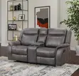 2-Seater Recliner Leather Sofa - 2