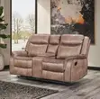 2-Seater Recliner Leather Sofa - 3