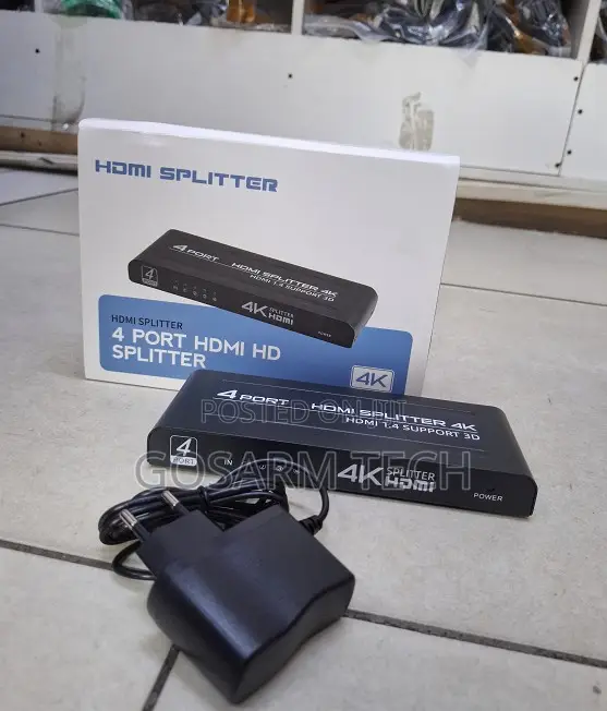 4-Port HDMI Splitter Multi-Screen Display - 1