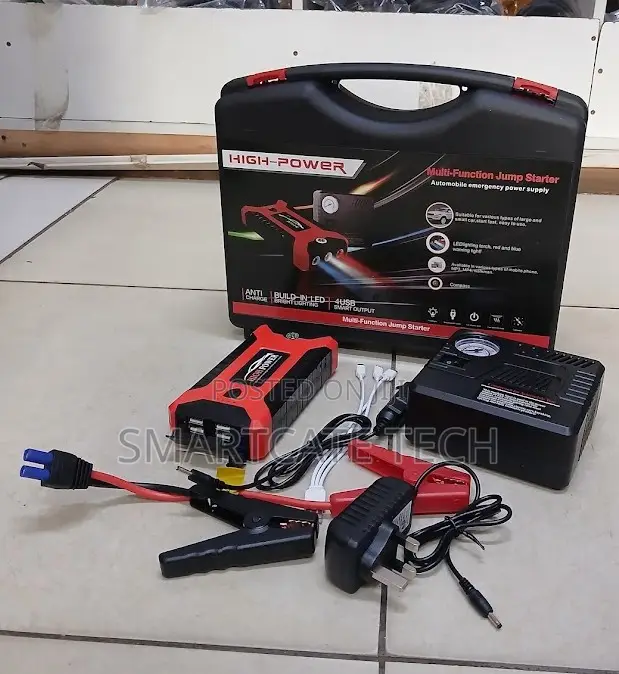 Multi-Function 12V Car Jump Starter na Air Compressor - 1