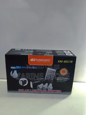 Kamisafe Solar Emergency Light Complete Set