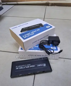 Quality 2-Port HDMI Splitter: 1 Input to 2 Outputs