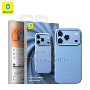 Kesi ya Simu ya iPhone 18 Pro Max ya Bluu ya Ngozi ya K مغناطيسية