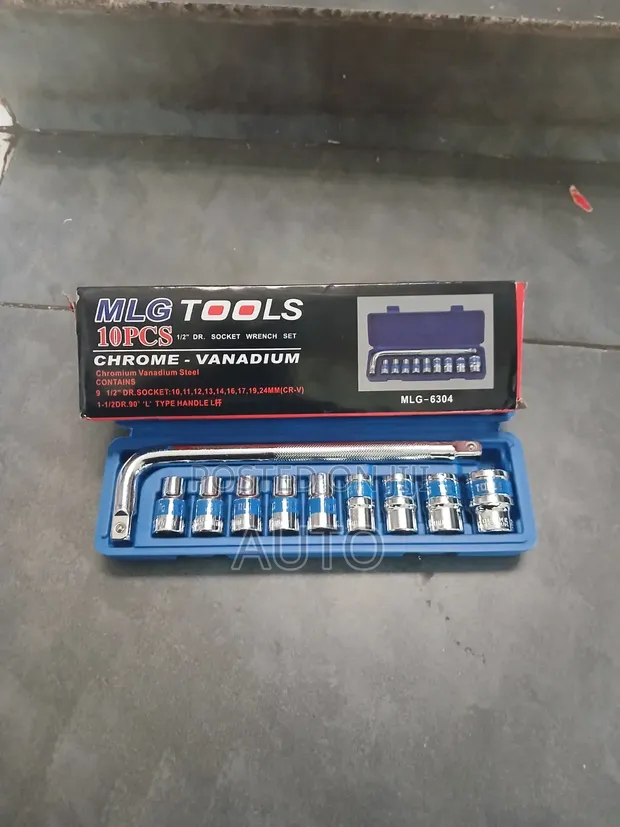 10pc MLG Tool Box Set | Car & Home Repair Kit - 1